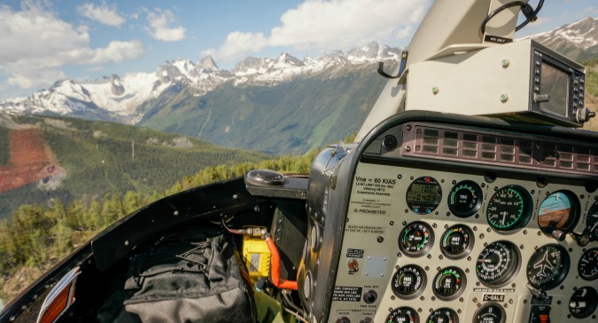 Heli hiking ride...