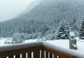 CMH Bugaboos-lodge-before-heli skiing-begins