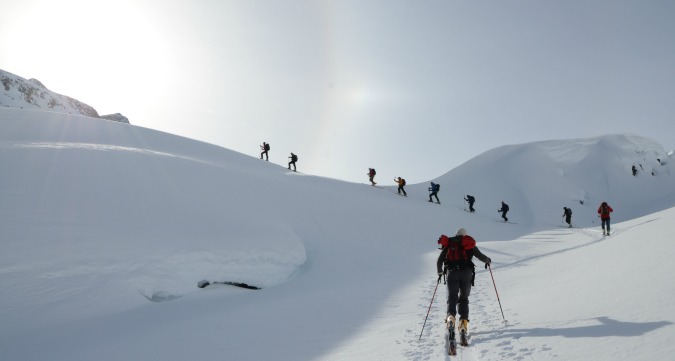 Heli-assisted touring with CMH