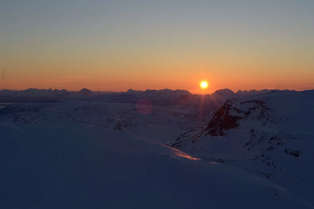 Heli Skiing in Sweden